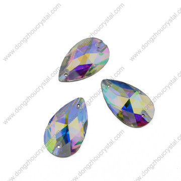 Clothing Decorate High Quality Drop Ab Crystal Rhinestone